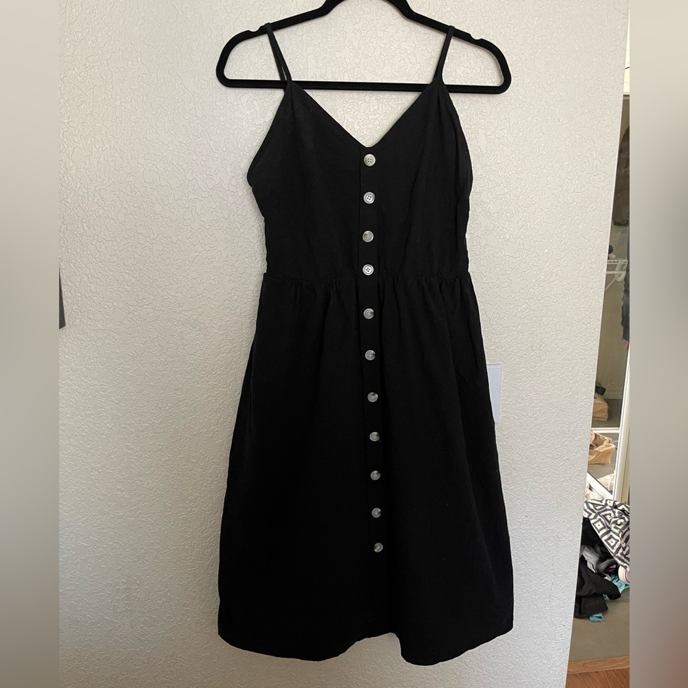 Cotton black dress